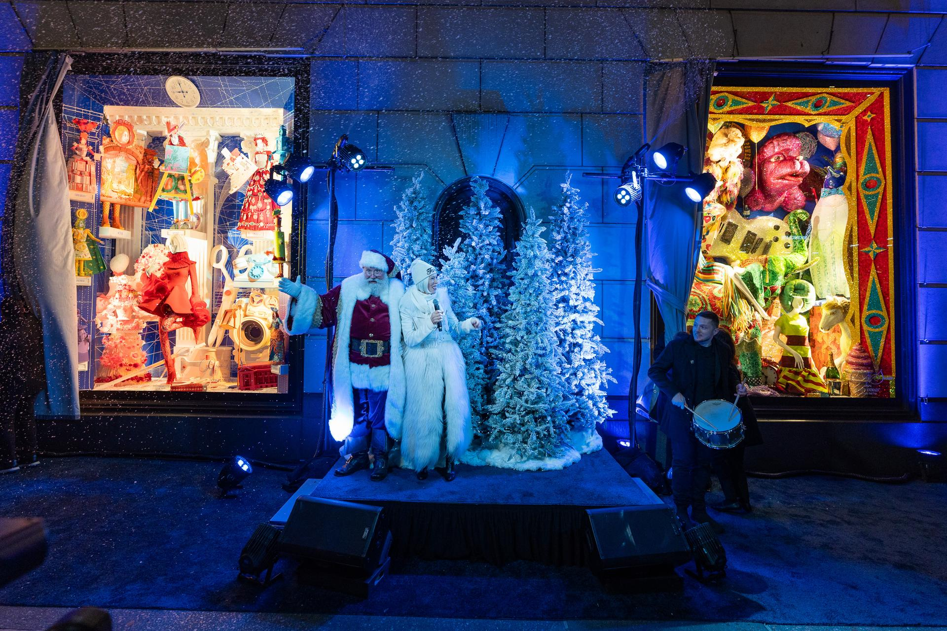 Bergdorf Goodman Rings In The Holiday Season With the Unveiling of Its Iconic Windows and Festivities on Fifth Avenue